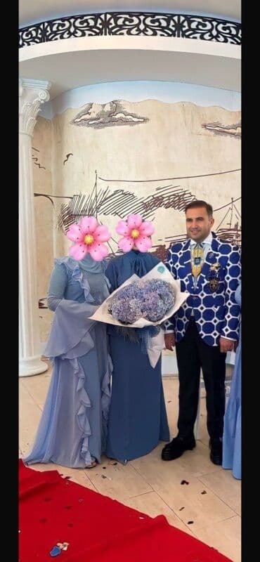 смарт рич кофе для похудения: 3 ədəd özəl dizayn maxi don dəsti 1) Açıq mavi şifon maxi don - Zərif — 4