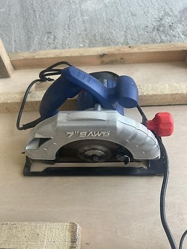 Elektrik dairəvi mişar + özəl hazırlanmış iş masası - 7” (178 mm) — 1