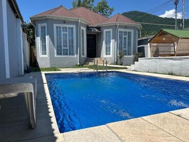 купить дачу в пиршагах: 120 м², 4 комнаты, С бассейном, Комби, Газ, Электричество — 1