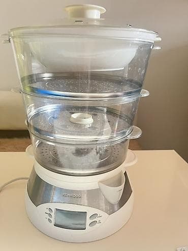 kenvod: Kenwood elektrikli buxarlı bişirici - 3 mərtəbəli şəffaf buxar — 1