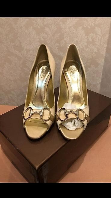 tufli: Tuflilər, Gucci, Ölçü: 36.5, rəng - Bej, Yeni — 1