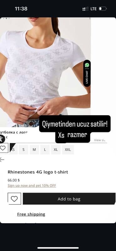 ağ sarucka: Yenidir ölçü düzgün olmadığı üçün dəyərindən çox aşağı satılır cüzi — 1