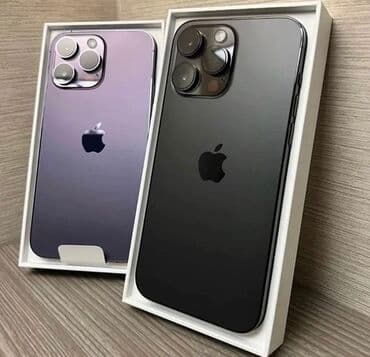 iphone 14 pro max kreditle: IPhone 14 Pro Max, 256 GB, Deep Purple, Zəmanət, Face ID — 1