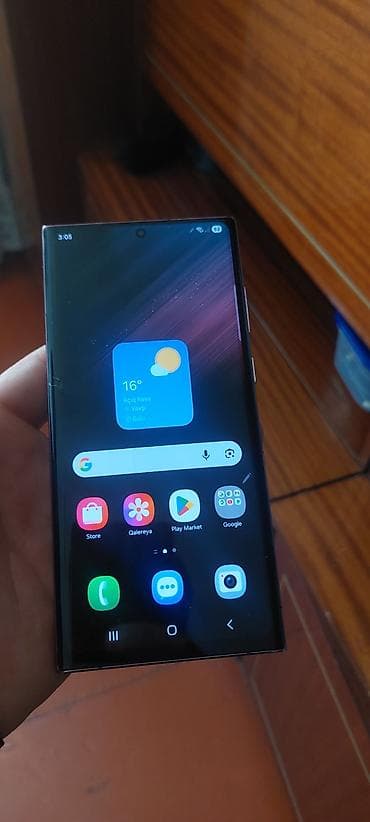 pendir qizardan: Samsung Galaxy S22 Ultra, 256 GB, rəng - Bənövşəyi, Barmaq izi — 1