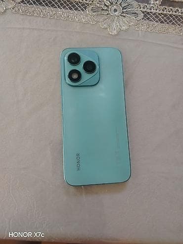 baku electronics pitiminutka: Honor X7c, rəng - Mavi, Barmaq izi — 2