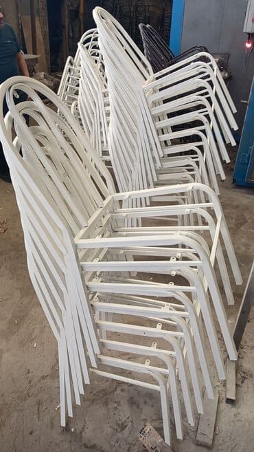 mətbəx stol: Mətbəx üçün, Yeni, Qatlanmayan, rəng - Ağ Stul — 4