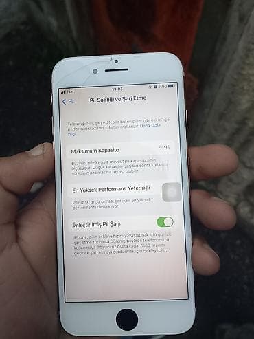 kicik telefonlar: IPhone 7, Ağ, Barmaq izi — 3