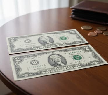 imzalı kart: 2 Dollar, 2003 il, Vəziyyəti: Əla — 1