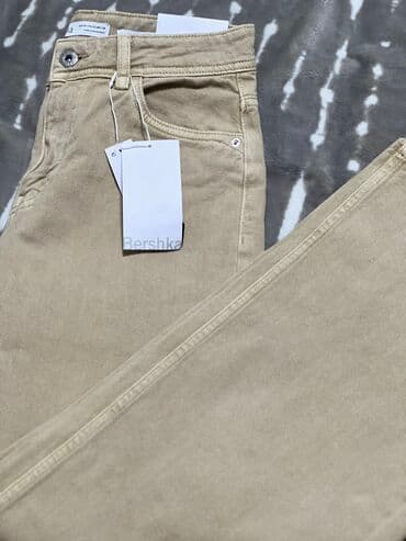 Рубашки: Мужские джинсы, Bershka, M — 1