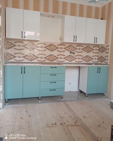 hazir metbex mebelleri: Sifarişlə hazırlanmış müxtəlif ölçülü mətbəx mebelləri. Rəng və dizayn — 23