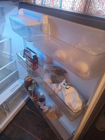 su qizdirici ariston: TCL ikiqapılı soyuducu - Rəng: dark inox (metalik boz) - Üst kamera – — 4