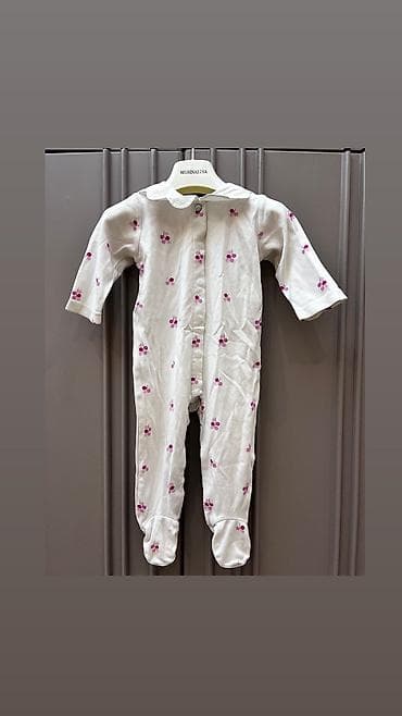 Jacadi 9-12 ay body Uşaq bodi/overall – uzunqol, ayaqcıqlı model -