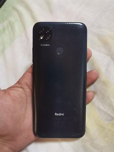 azerbaycan elektrik avtomobil: Redmi 9C, 128 GB, rəng - Qara, Barmaq izi — 1