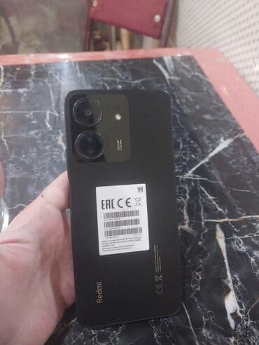 Redmi 13C, 256 GB, rəng - Qara, Barmaq izi