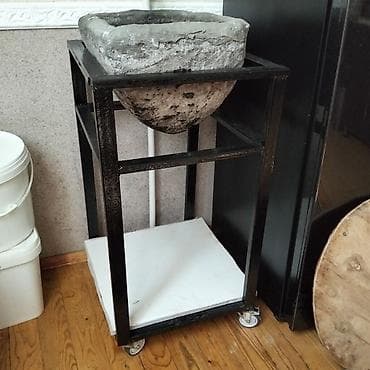 İşlənmiş Kvadrat Mətbəx çanağı, Şkaflı