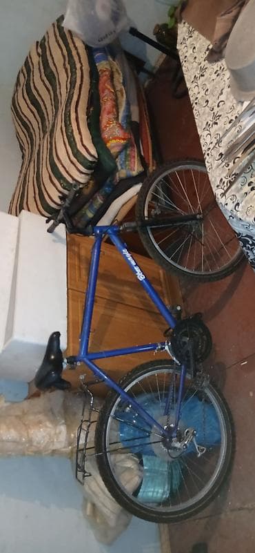 velo home: Şəhər/dağ tipli “Blue magic” velosipedi - Geniş, möhkəm polad gövdə - — 1