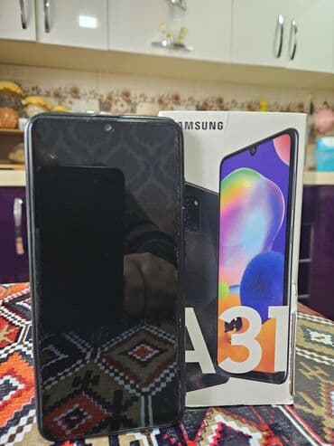 Samsung Galaxy A31, rəng - Qara, Barmaq izi