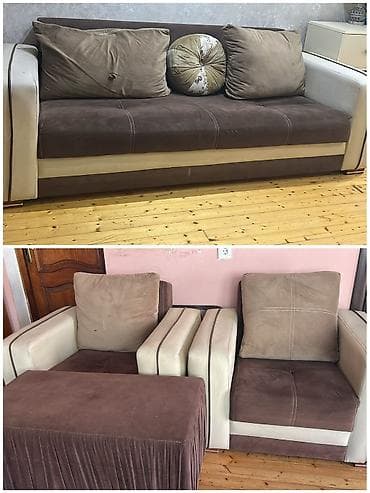 balaca divan: TƏCİLİ SATİLİR!Divan desti əla vəziyyətdə satılır divan həm bazalidi — 1