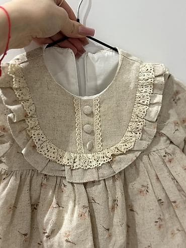 Детская одежда и обувь: Детское платье, Праздничное, 6 - 9 мес. — 3