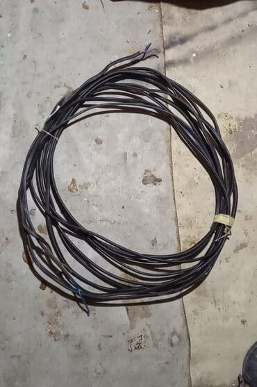 Generatorlar: 2 naqilli qalin alminium elektrik kabel 0-faza Hər ölçüdə kəsilib — 2