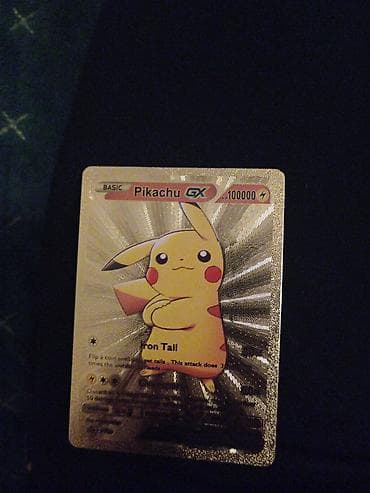 gift kart: Məhsul: Pokemon ticarət kartı – Pikachu GX (BASIC) Xirdalan Təsvir: - — 1