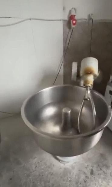 Sənaye tipli xəmir yoğurma maşını - Material: paslanmayan polad