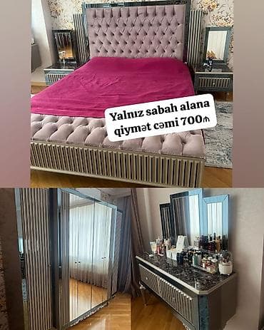 Другая мебель: F99Endirim olundu 🛑🛑Yataq dəsti satılır 700₼. Yalnız sabah — 1