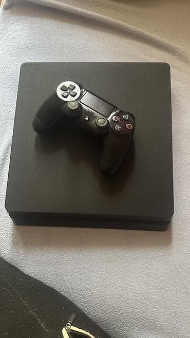 dualshok 4: PlayStation 4 Slim 500 GB oyun konsolu + Original DualShock 4 — 3