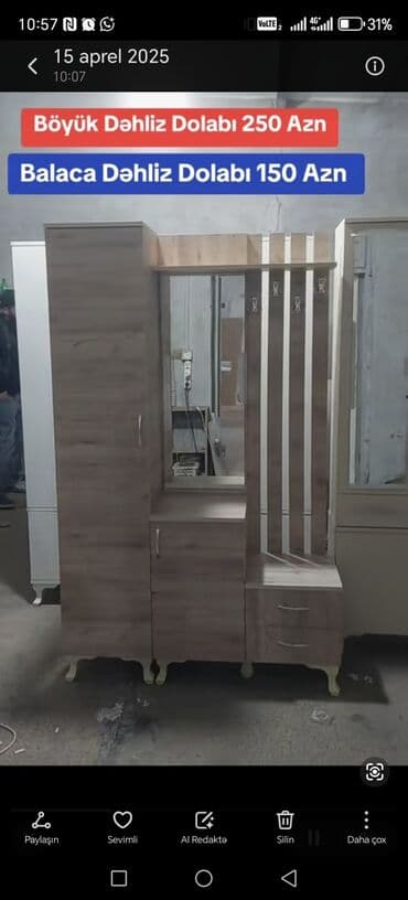 kalidor: Açılan, 1 qapı Düz dolab, Dəhliz dolabı, Rusiya — 10