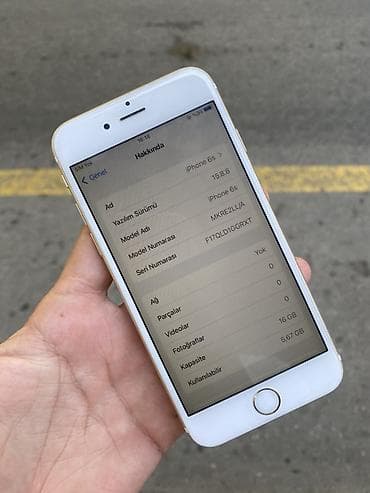 apple komputer: IPhone 6s, 16 GB, Ağ, Barmaq izi — 3