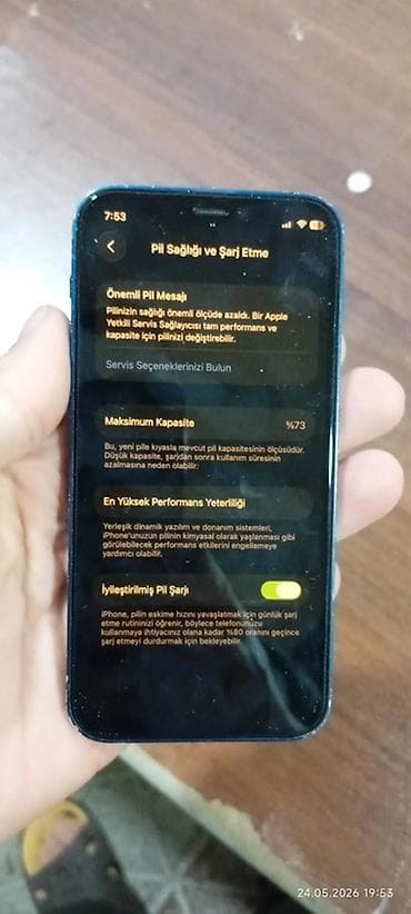 iphone 70: IPhone 12, 64 GB, Mavi, Face ID — 6