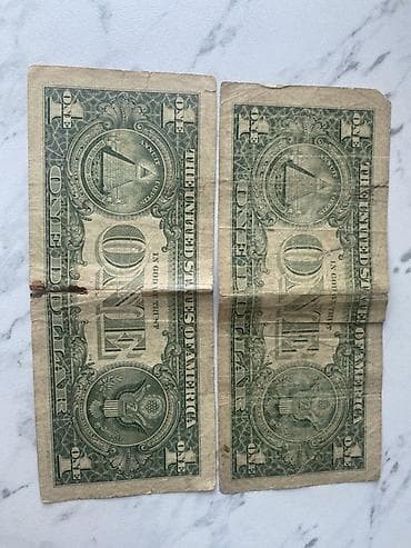 50 dollar: 1 Dollar, 1988 il, Vəziyyəti: Qənaətbəxş — 2