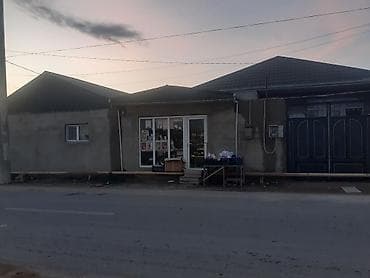 Obyekt + yaşayış evi - Küçəyə çıxışı olan vitrinli obyekt: geniş şüşə