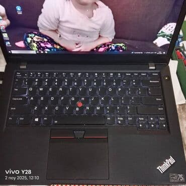 notebook ram 8: 🔹Noutbook 💻 Intel i7‑7500U, 16 GB RAM, 240 GB HDD – İşıqlı Klaviatura — 1