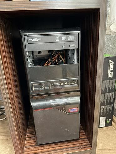 oyun kompüter: Stolüstü kompüter seti Dəst Təcili Satılır!(Monitor,sistem bloku RAM 8 — 2