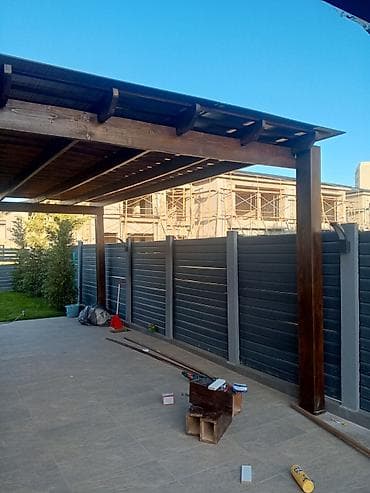 yaşıl hasar: Açıq hava üçün taxta pergola – terasa və həyət məkanı üçün hazır həll — 5