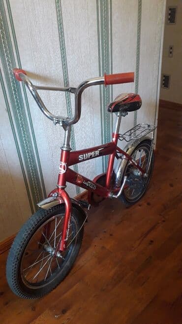 трехколесный велосипед: Б/у Четырехколесные Детский велосипед 16", скоростей: 14, Самовывоз — 1