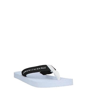 sandal: Armani Exchange kişi şippabı - Model: Armani Exchange loqo yazılı — 2