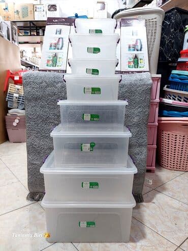 Termoqablar: Saxlama qabi her olcude box konteyner 1 litr 2 litr 3 litr 5 litr 9 — 5