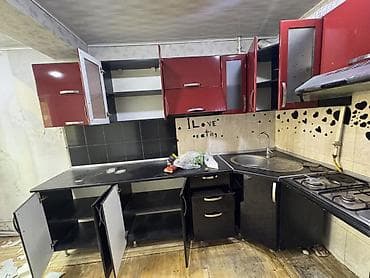dolab ofis: Mətbəx mebel dəsti və texnika - Forması: L şəklində modul mətbəx - — 1