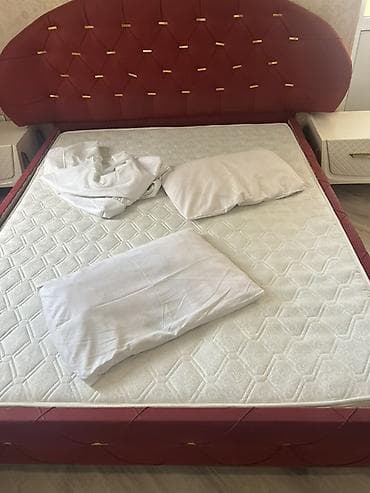 Çarpayılar: İşlənmiş, İkinəfərlik çarpayı, Bazasız, Matras ilə, Siyirməsiz — 3