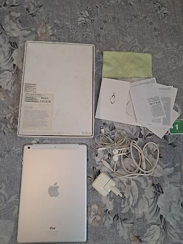 ipad 2: Apple iPad Air 32GB WiFi+Cellular MD795RU/A Əla vəziyyətdədir. Tam — 6