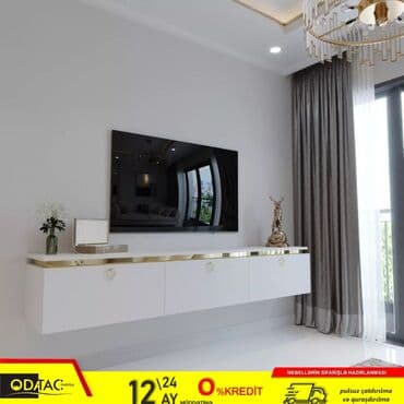 Yeni, Düz TV altlığı, Polkalı, Laminat, Azərbaycan