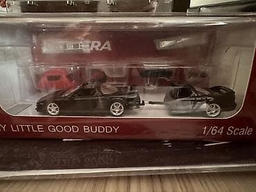 nerd taxta satisi: Honda/Acura NSX 1:64 miqyaslı sport avtomobil modelinin mini diorama — 3