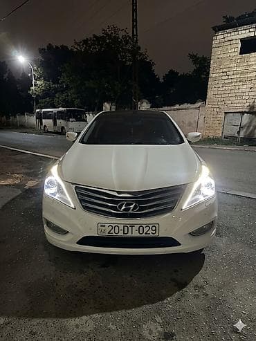 kalenval daciki: Hyundai Azera: 2.4 l | 2011 il Sedan — 2