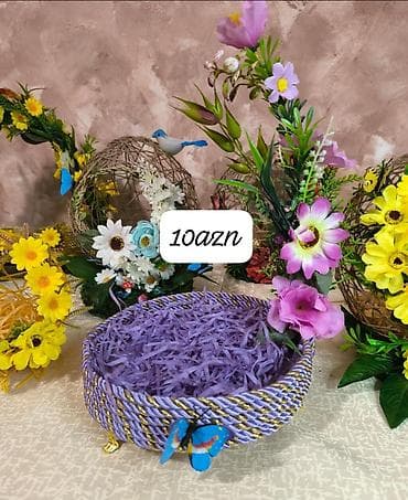 Şəkillər, tablolar: Dekorativ əl işi kompozisiyalar - Mini kənd həyəti maketi – əl — 3