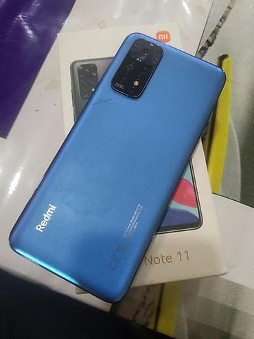 telfon samsuq: Redmi Note 11, 128 GB, rəng - Mavi, İki sim kartlı — 1