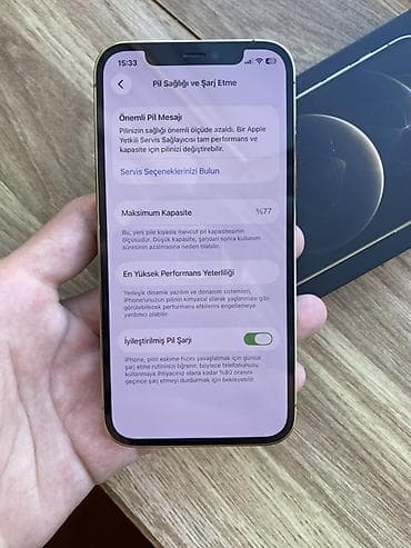 iphone xs max en ucuz: IPhone 12 Pro, 128 GB, Qızılı, Face ID — 6