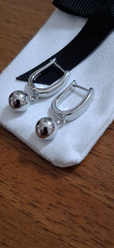 1 qram gümüşün qiyməti 2022: Sırğa — 4