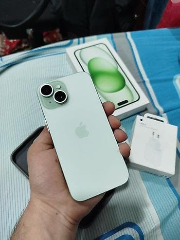 iphone usb: IPhone 15, 128 GB, Yaşıl, Face ID — 3